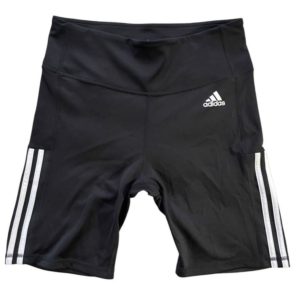 ADIDAS Women's 3-Stripes AEROREADY Primegreen Cycling Tights Large